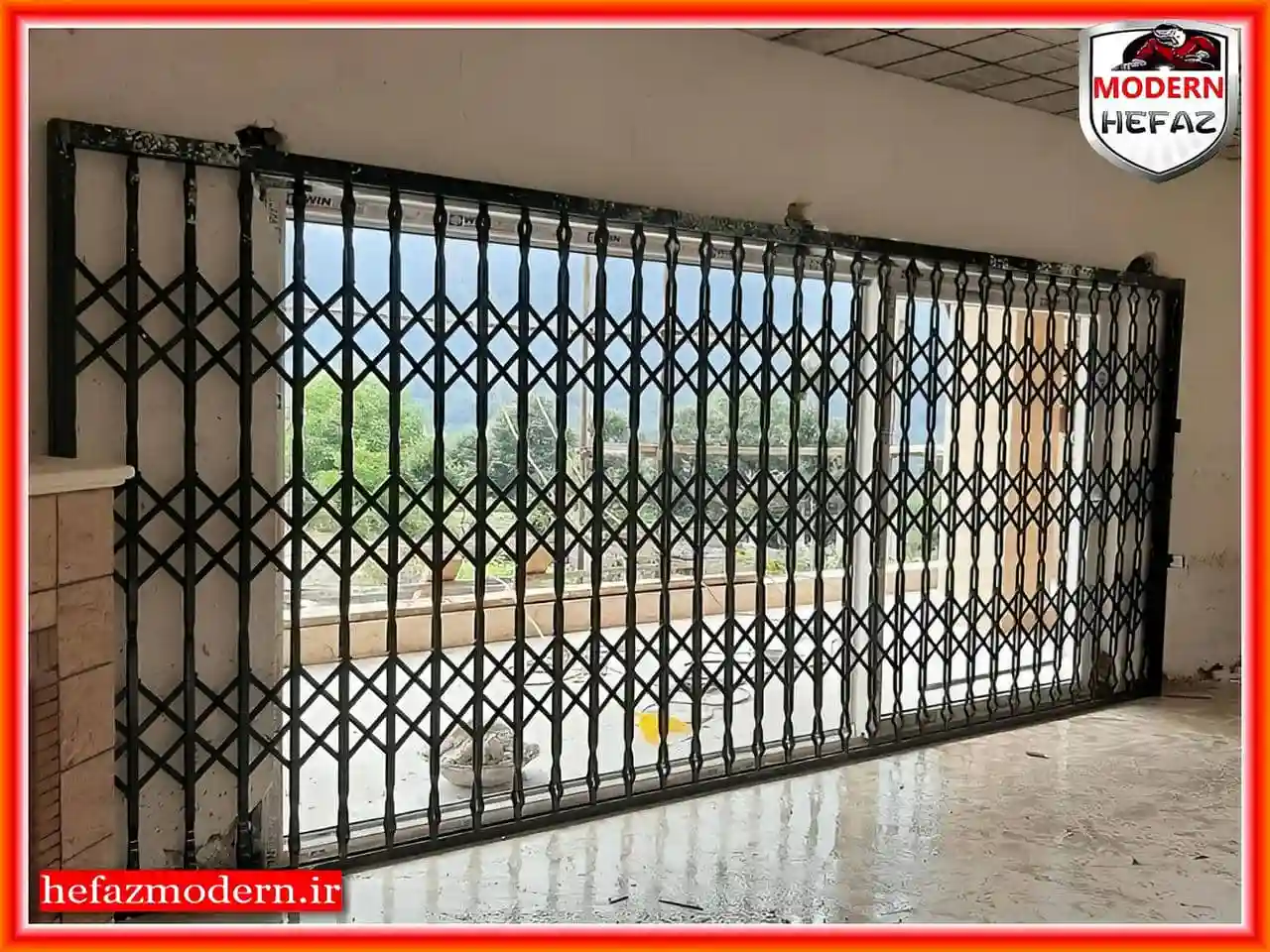 انواع حفاظ آهنی پشت درب آپارتمان