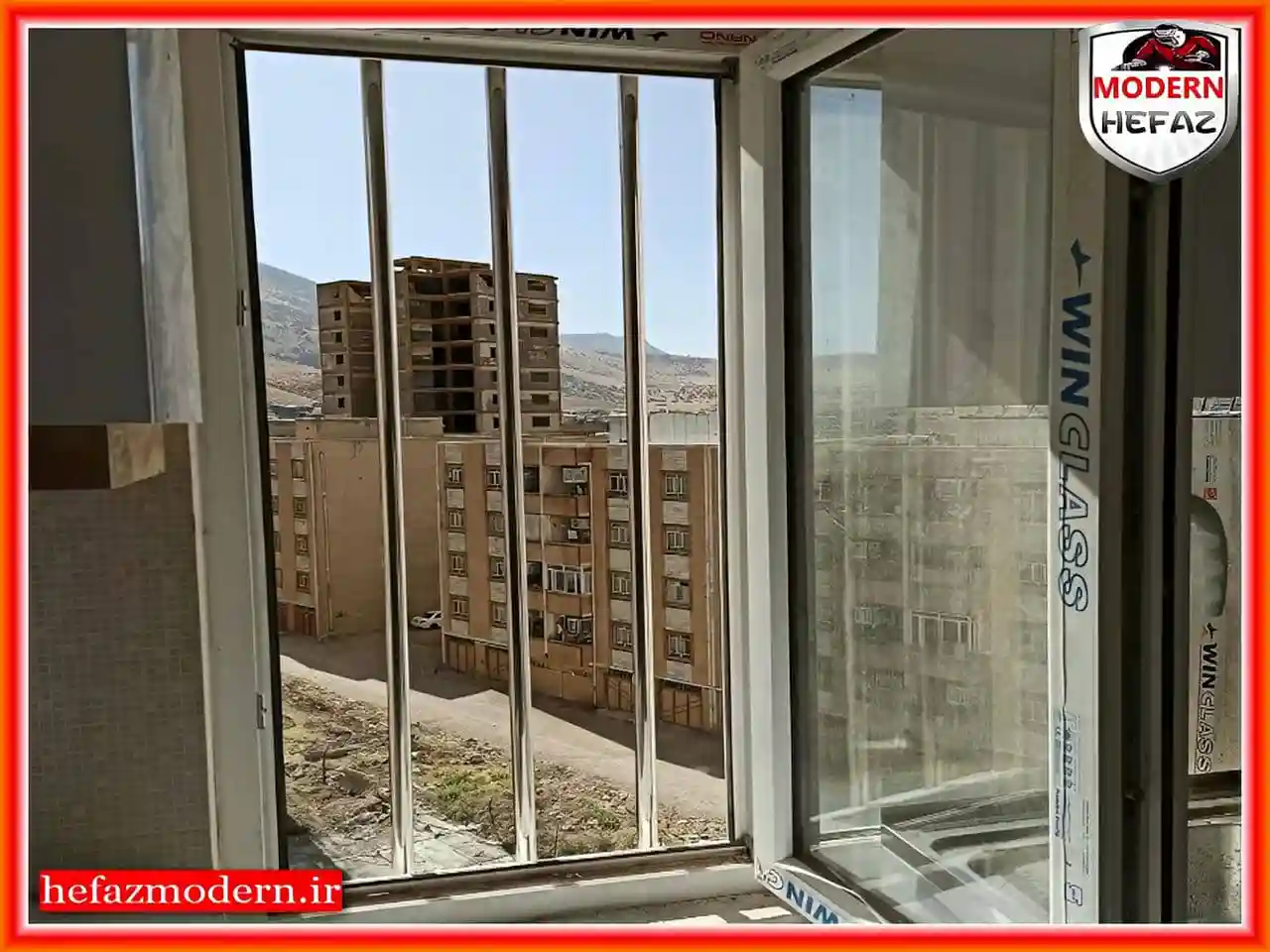 حفاظ استیل پنجره