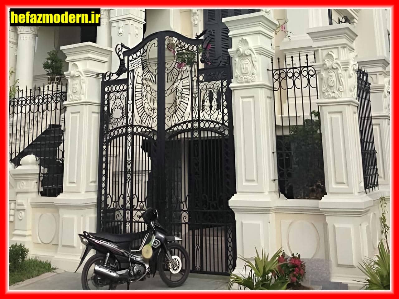 نقش درب حیاط در زیبایی و امنیت ساختمان