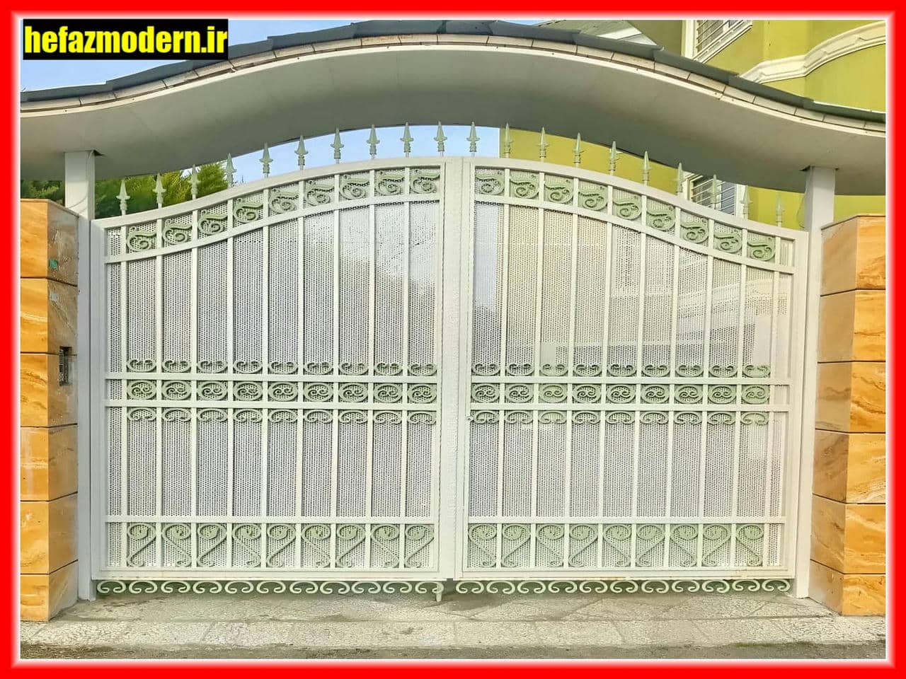 درب ویلایی فرفورژه مدرن و زیبا