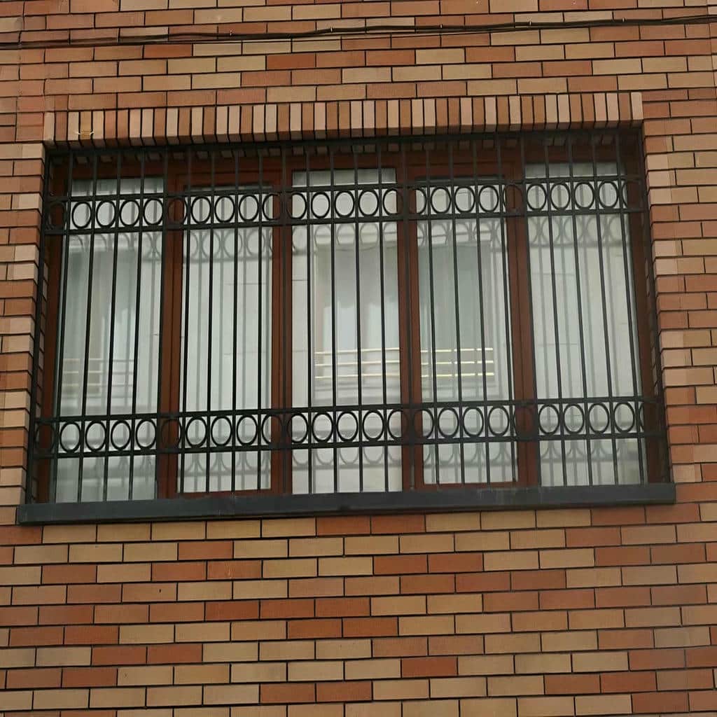 window-guard-iron-fence-wrought-iron-os نصب حفاظ مدرن