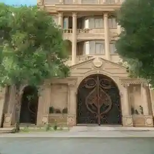 درب فلزی دسته گل فرفورژه