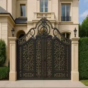 درب فلزی میخک فرفورژه کلاسیک