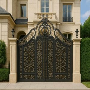 درب فلزی میخک فرفورژه کلاسیک