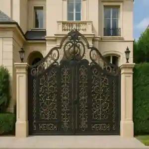 درب فلزی میخک فرفورژه کلاسیک