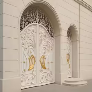 درب فلزی پروانه لوکس مدرن