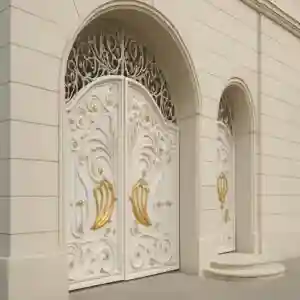 درب فلزی پروانه لوکس مدرن