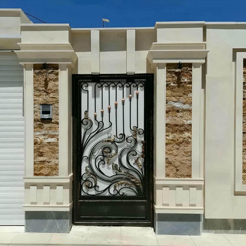 villa-door-wrought-iron-cp خرید درب ویلایی شهرکی برای ورودی واحدها