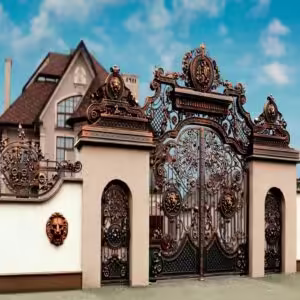 درب حیاط فوق العاده شیک و زیبا لاکچری