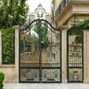 خرید درب فرفورژه فلزی شیک لوکس