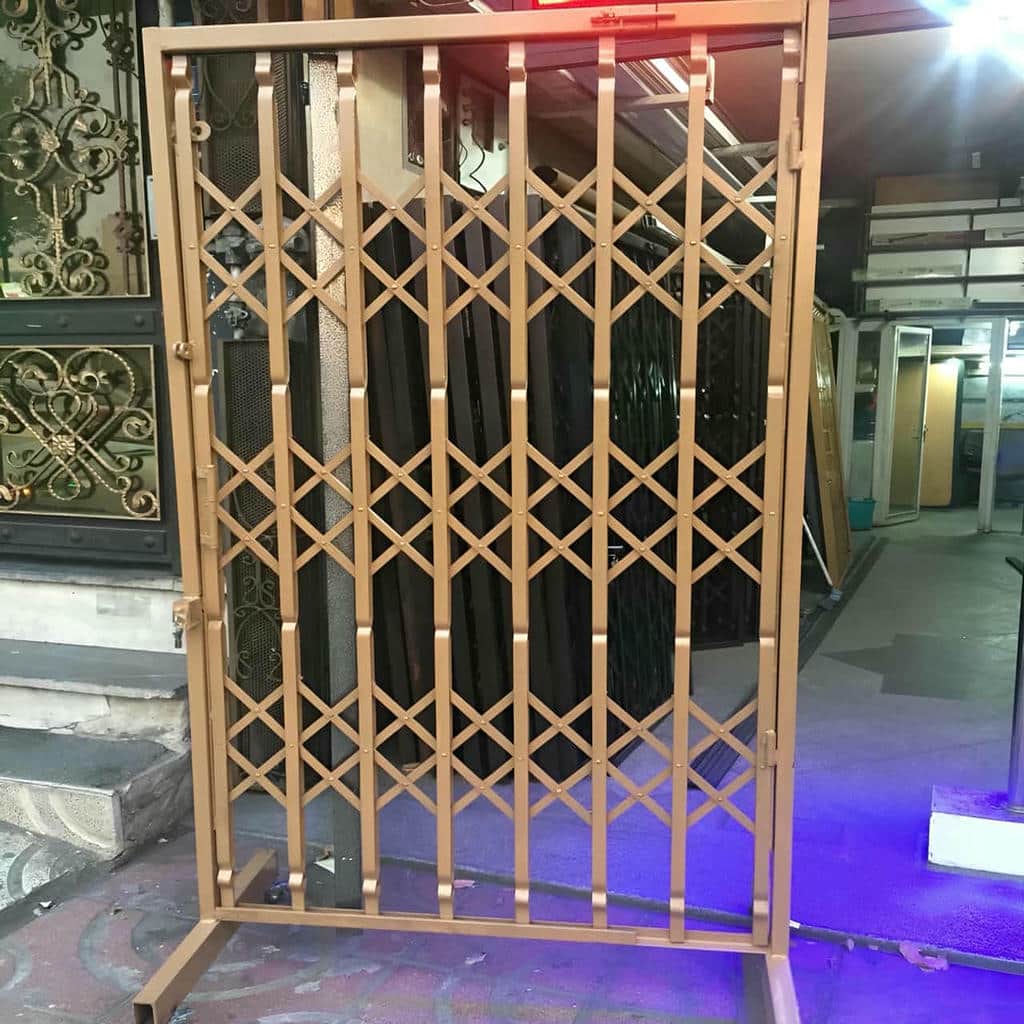 قیمت درب آکاردئونی آهنی ریلی تاشو در نوشهر