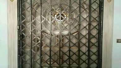 حفاظ درب آکاردئونی آهنی در چالوس حفاظ درب آکاردئونی آهنی در چالوس