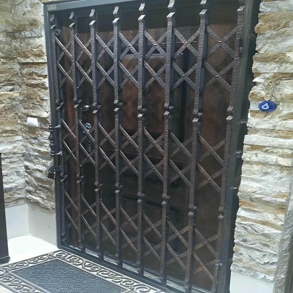قیمت درب آکاردئونی آهنی ریلی تاشو در رشت