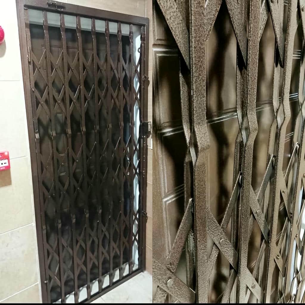 خرید درب آکاردئونی آهنی ضدسرقت در رشت