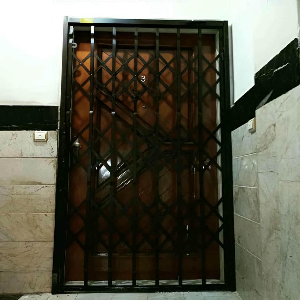 قیمت درب آکاردئونی آهنی ریلی تاشو در اردبیل