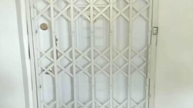 حفاظ ساختمان در زمان سفر با درب آکاردئونی قفل دار