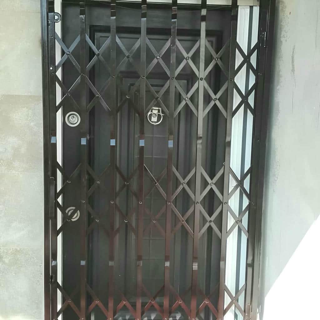 قیمت درب آکاردئونی آهنی ریلی تاشو در ساری