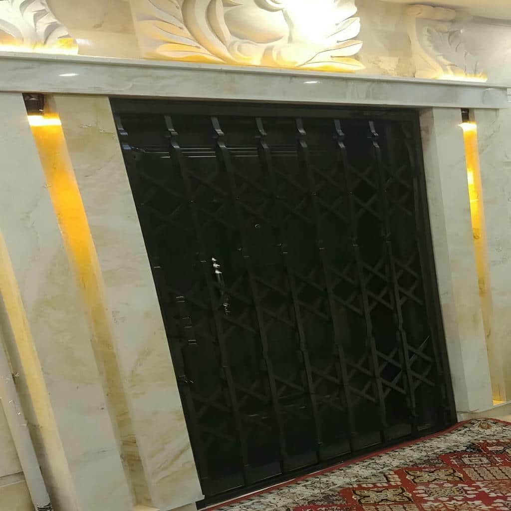 خرید حفاظ درب آکاردئونی آهنی دوگل در بجنورد