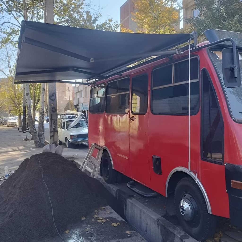 خرید سایبان برقی بازویی اتوماتیک در بندر لنگه