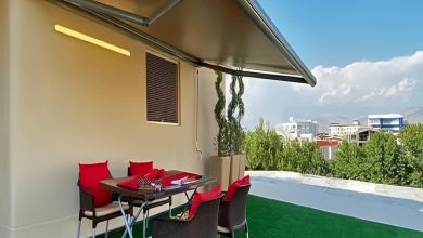 سایبان برقی بازویی اتوماتیک در قزوین