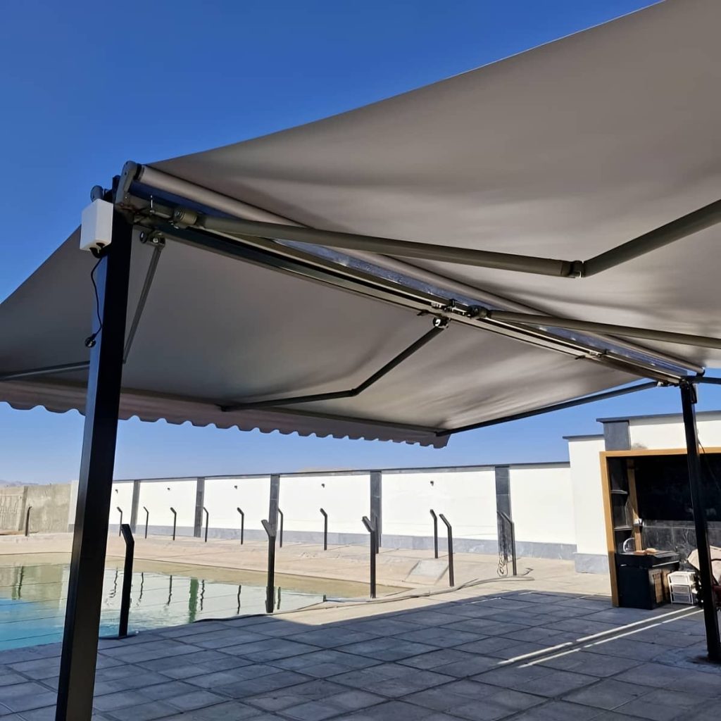 قیمت سایبان برقی بازویی اتوماتیک ضدآب در ایرانشهر