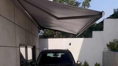 سایبان برقی بازویی در گنبدکاووس