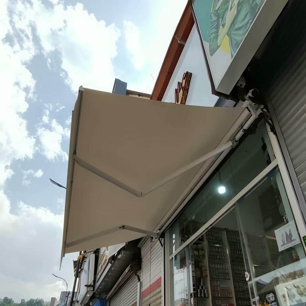 خرید سایبان برقی بازویی اتوماتیک در اهواز