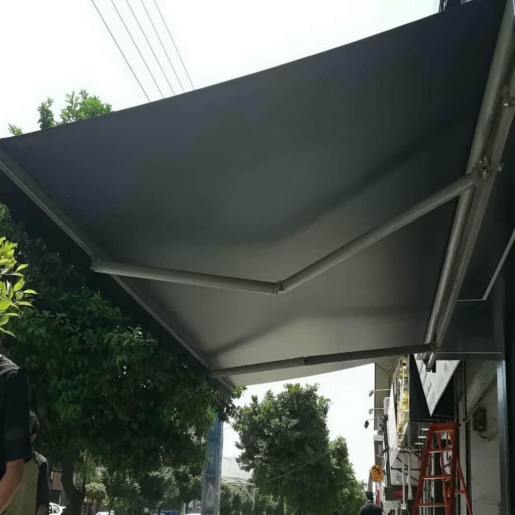 قیمت سایبان برقی بازویی ضدآب در بوشهر