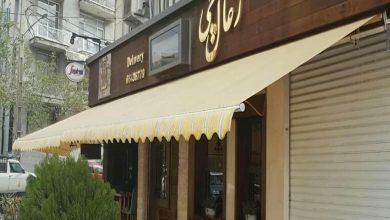 سایبان برقی بازویی در بندر لنگه