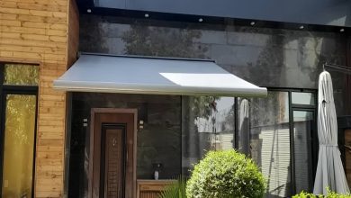سایبان برقی بازویی در بندر دیلم