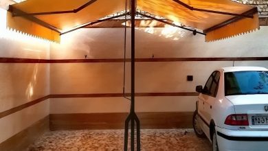 سایبان برقی بازویی اتوماتیک در شهرکرد