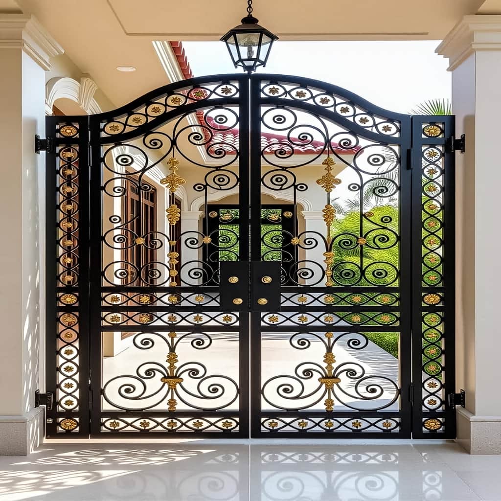 خرید درب حیاط و ویلا آهنی در کردان