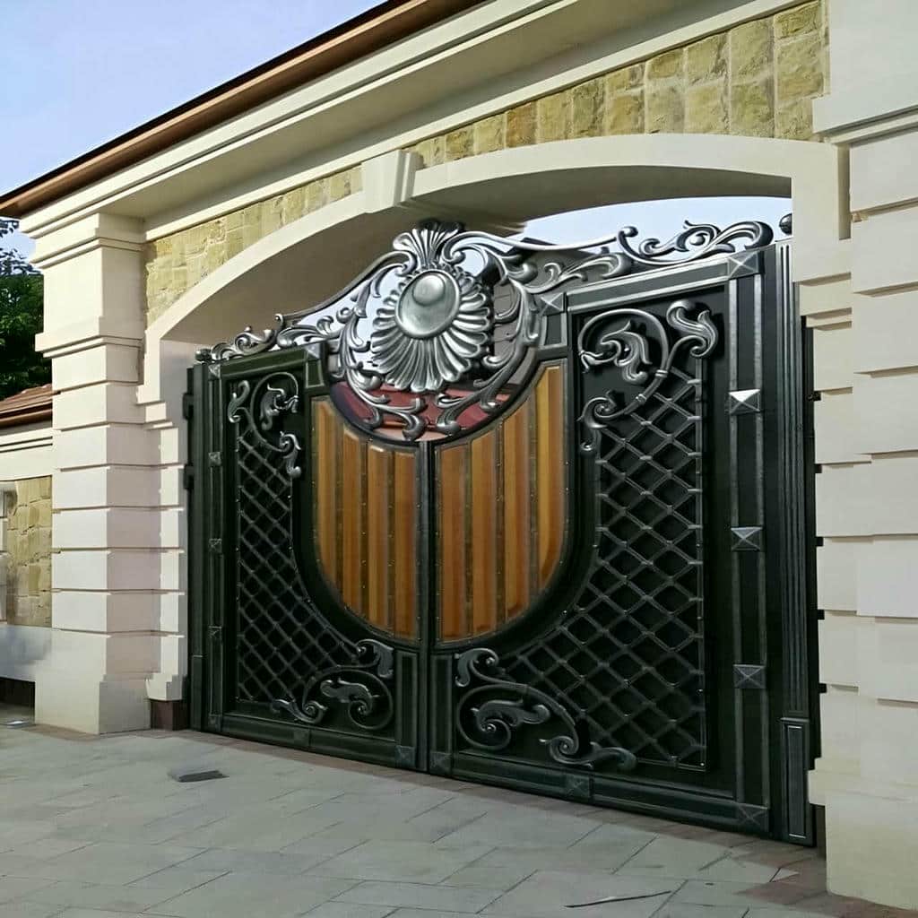 کارخانه درب حیاط ویلا پارکینگی در کیش