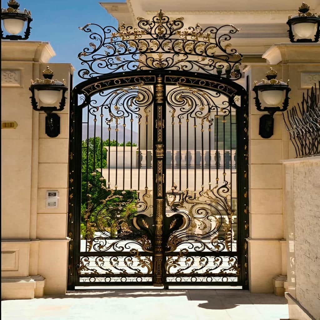 قیمت درب حیاط و ویلا فرفورژه در نوشهر