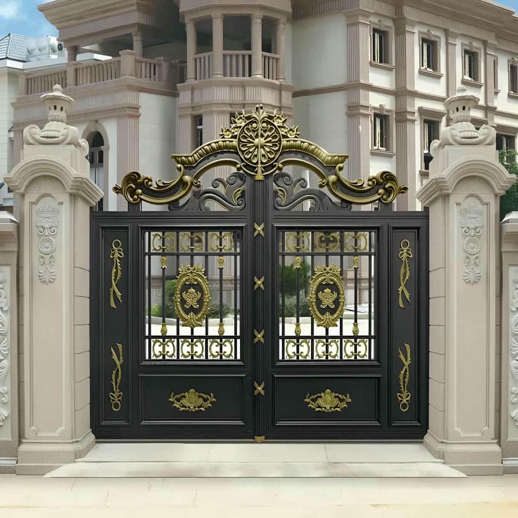 درب حیاط ویلا در کیش