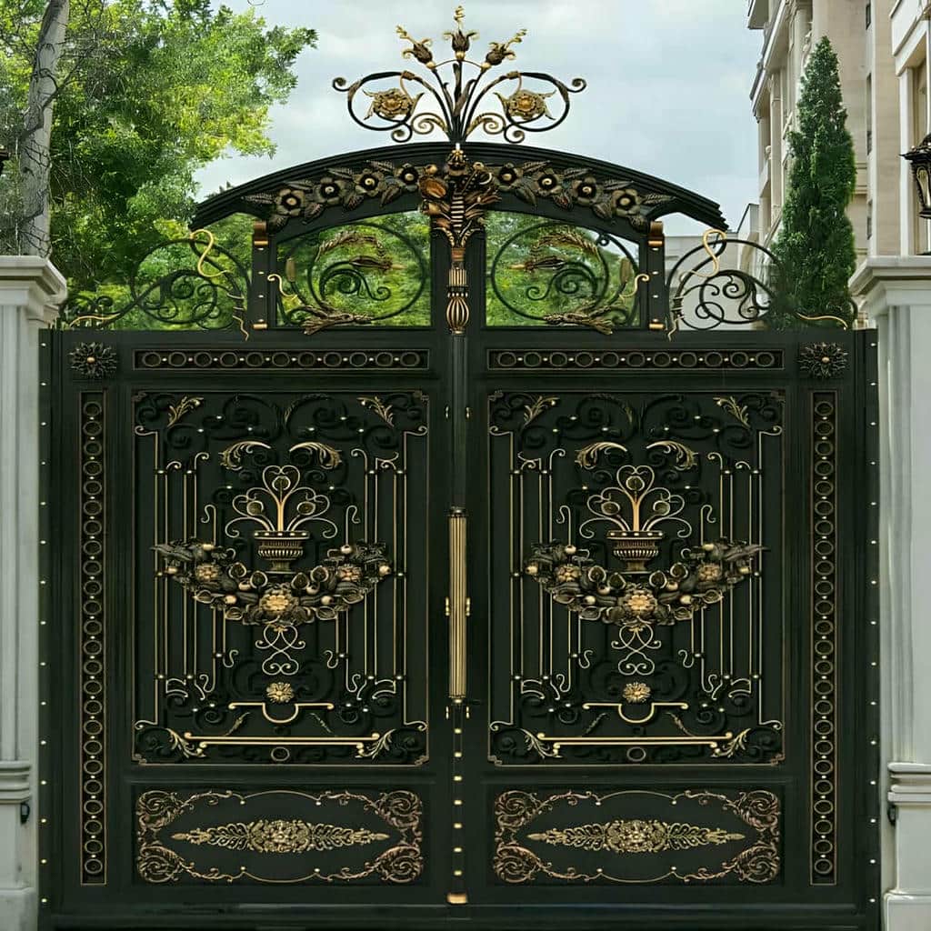 خرید درب حیاط ویلا آهنی در کیش