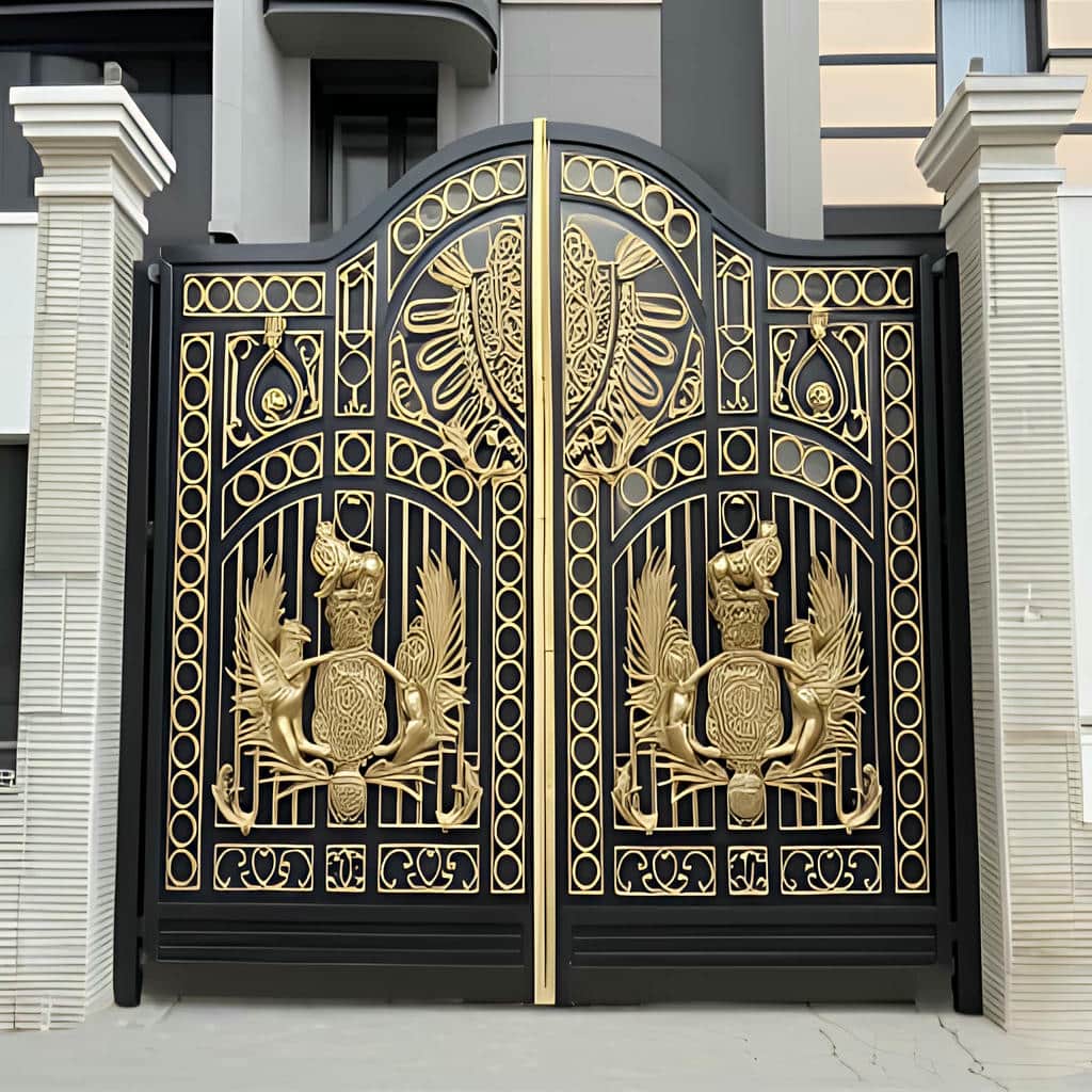 قیمت درب حیاط ویلا مدرن در کمال شهر