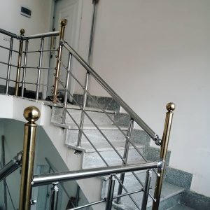 نرده استیل مدرن راه پله