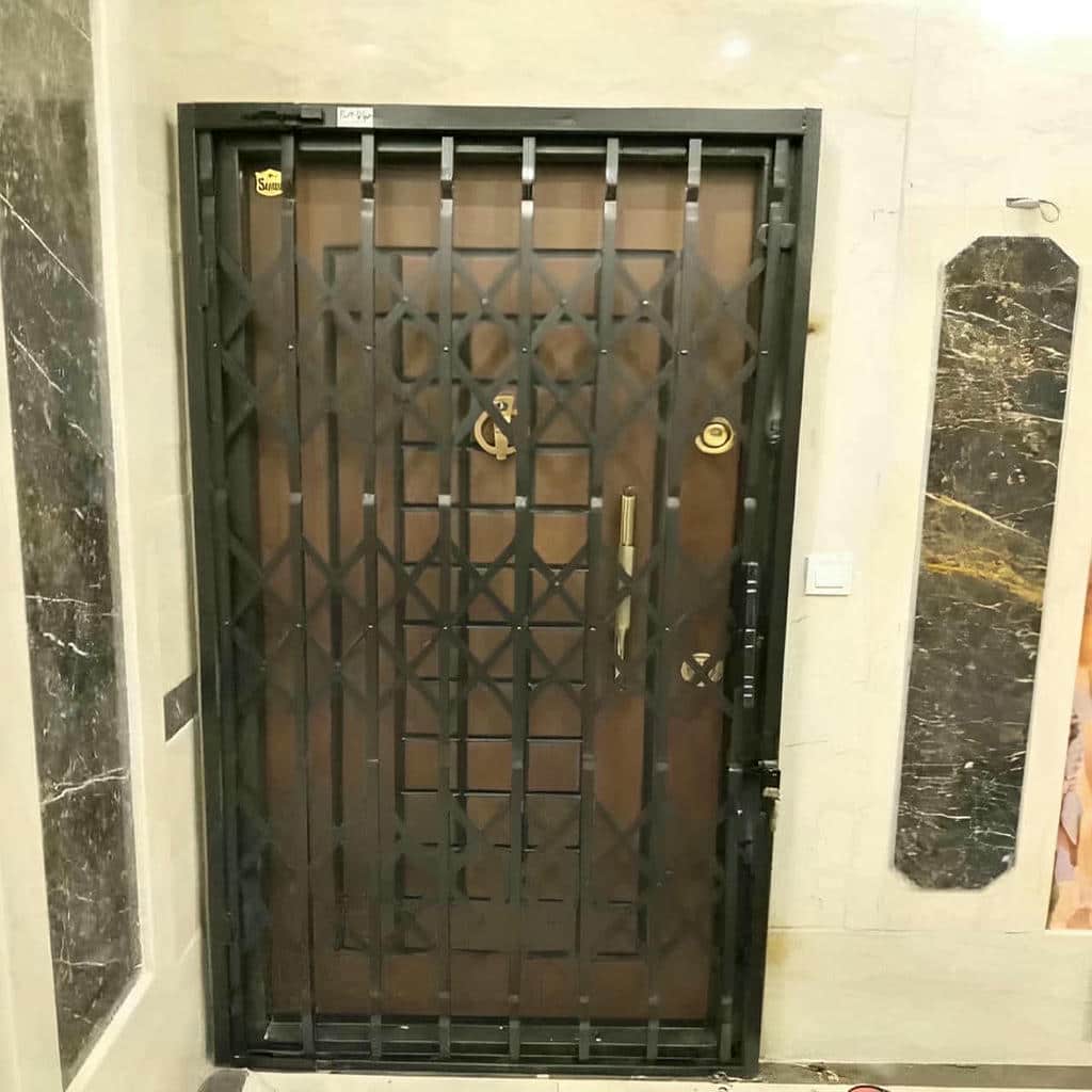 قیمت حفاظ درب ضد سرقت فلزی براساس مشخصات سفارش