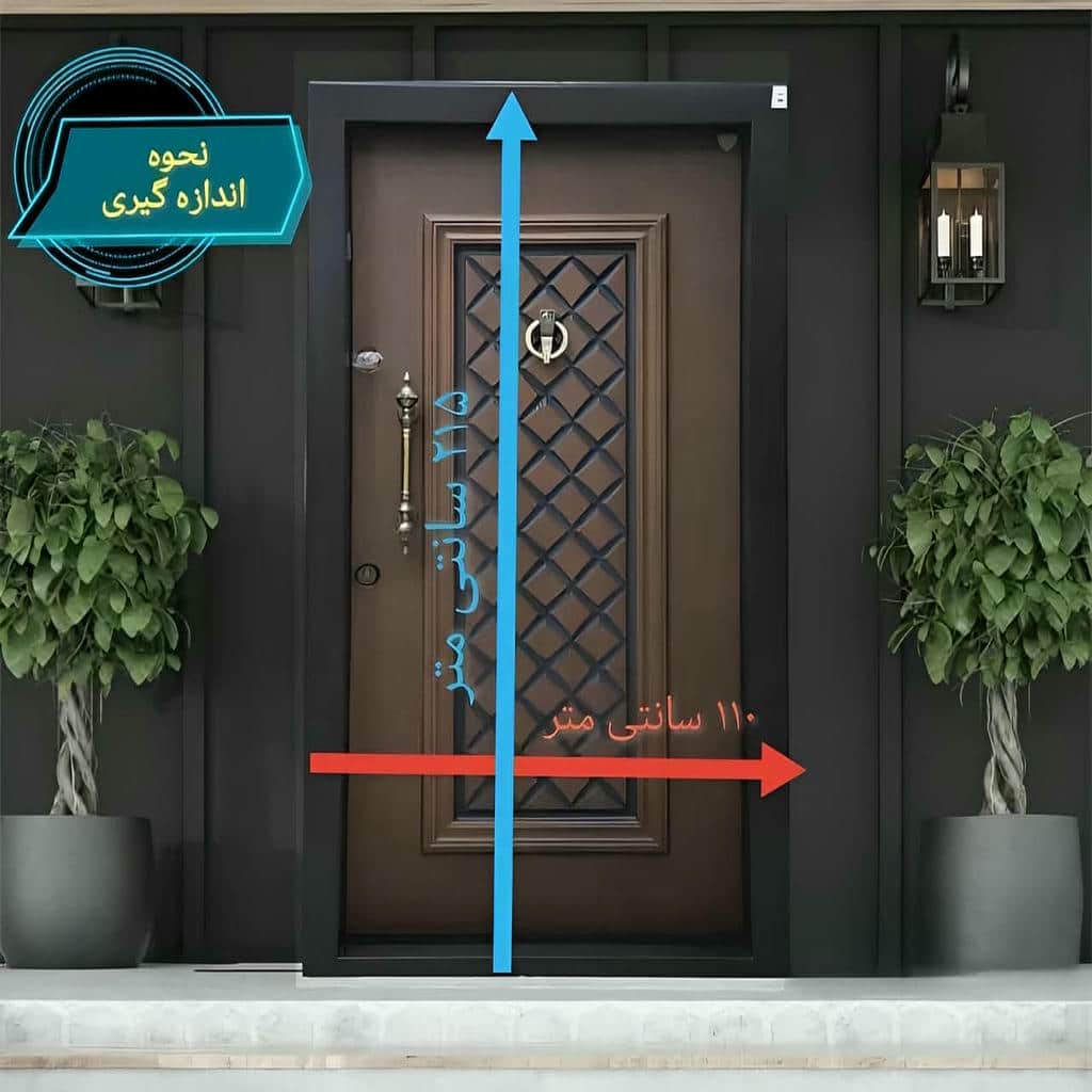 سفارش حفاظ درب ضد سرقت فلزی با فریم مقاوم