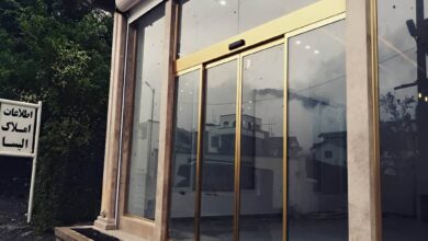 10 مدل درب اتوماتیک شیشه ای مدرن فریم مشکی