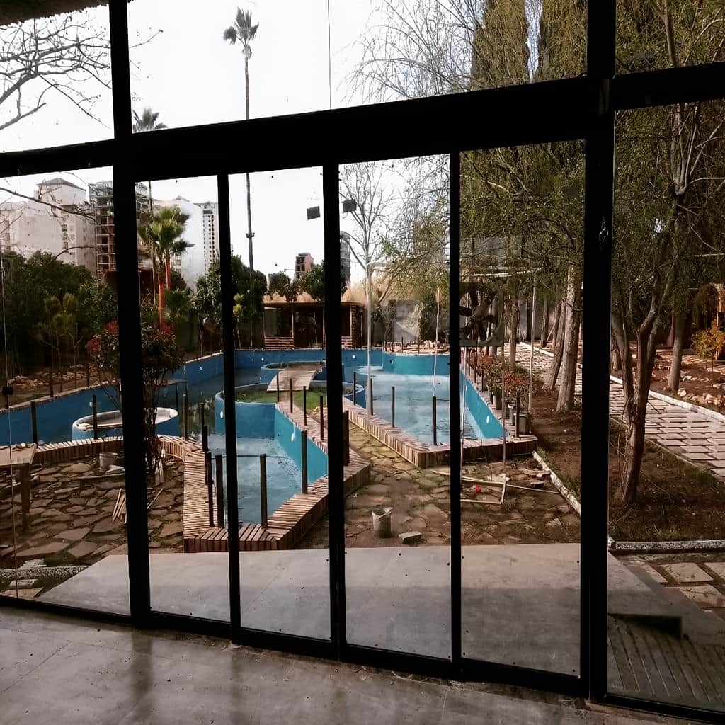 نصب درب اتوماتیک بانکی با قفل برقی