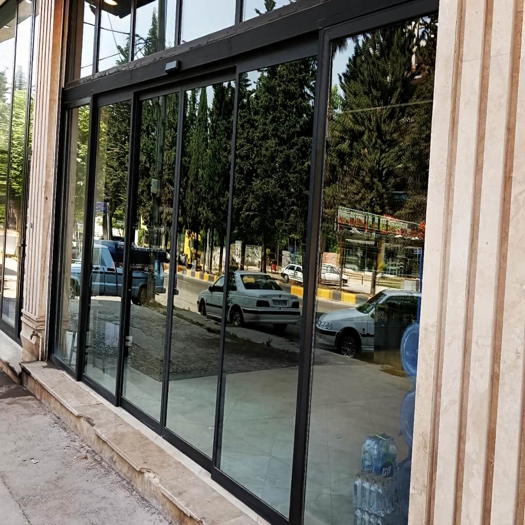 14 مدل درب اتوماتیک شیشه ای هتل لابی