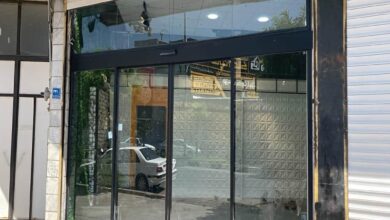 6 طرح درب اتوماتیک شیشه ای گردان لابی