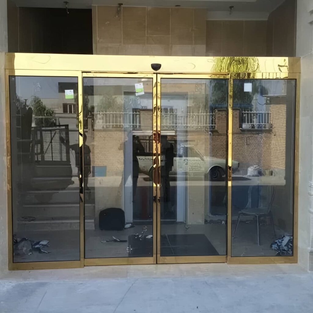 نصب درب اتوماتیک تلسکوپی چندلنگه با بازشوی بیشتر