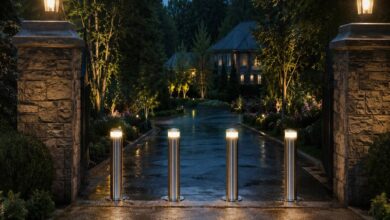 10 مدل راهبند بازویی LED دار پارکینگ