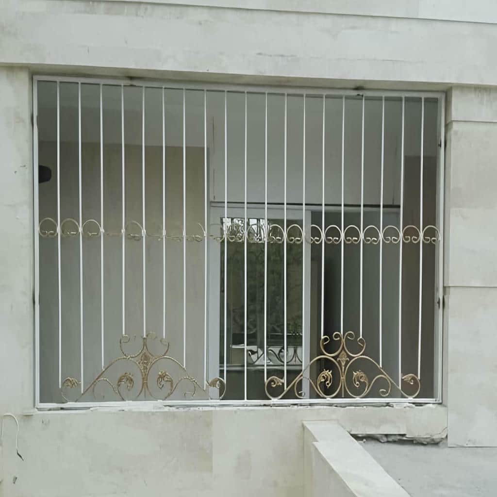 12 نمونه حفاظ پنجره ثابت پیچ و رولپلاک