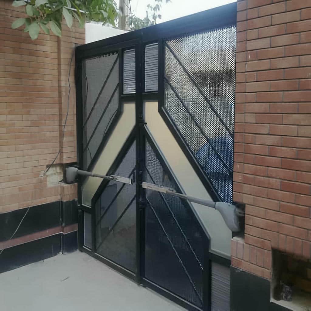 سفارش جک درب پارکینگ لولایی شفت بلند بر اساس ستون