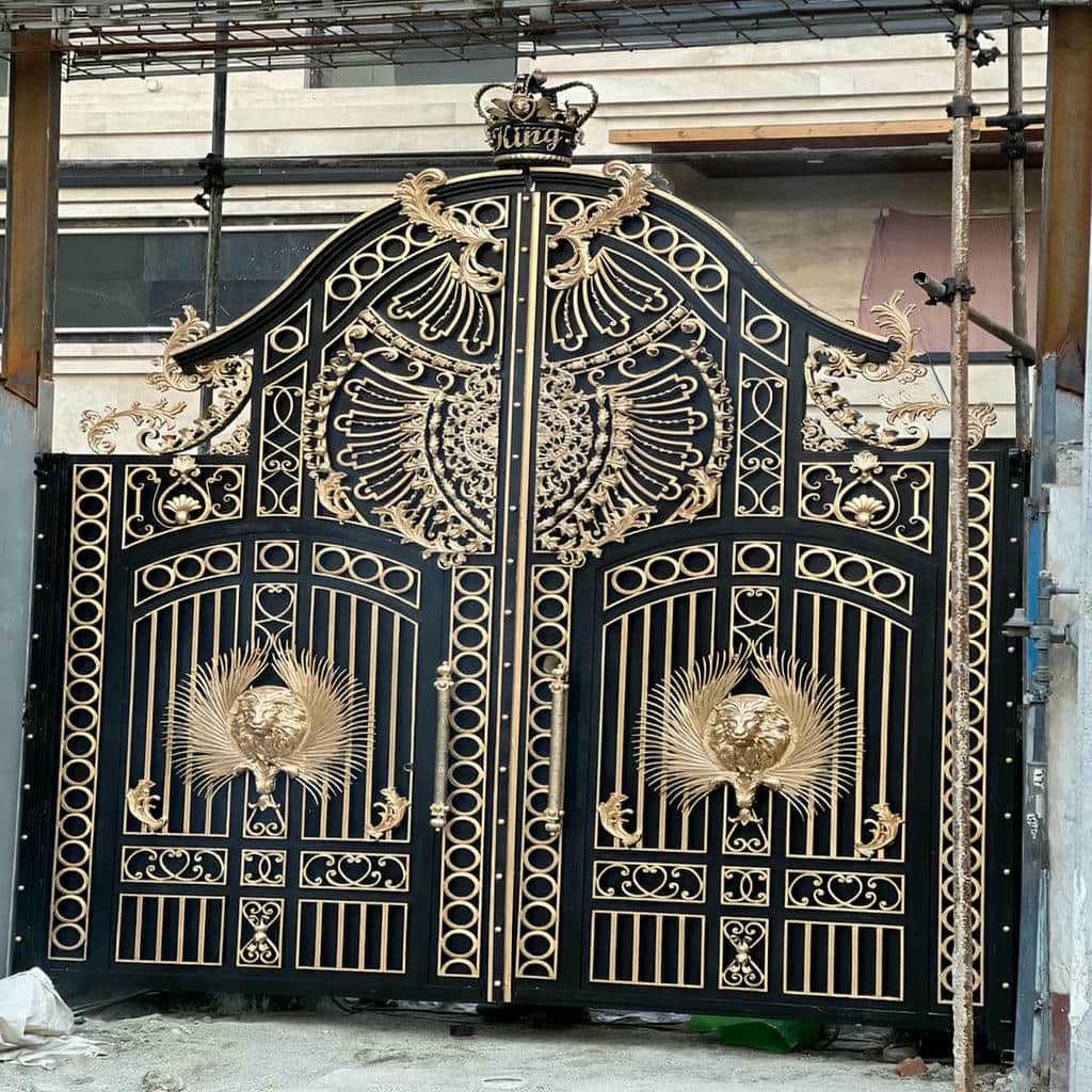 ساخت درب ویلایی برش لیزری با ورق مقاوم ساخت درب ویلایی برش لیزری با ورق مقاوم