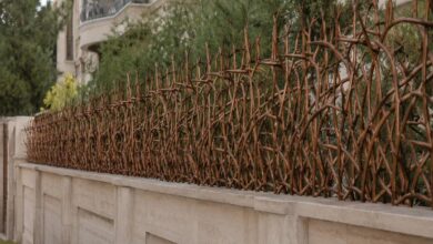 6 طرح حفاظ دیوار کوتاه حیاط